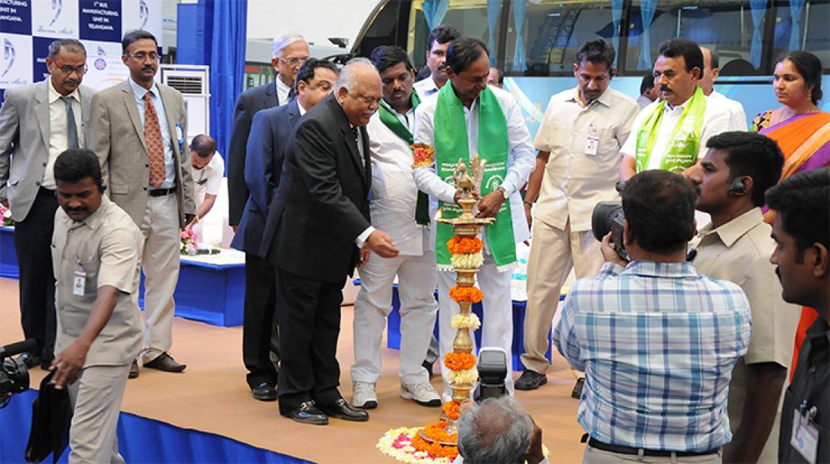 KCR promises quality power to industries